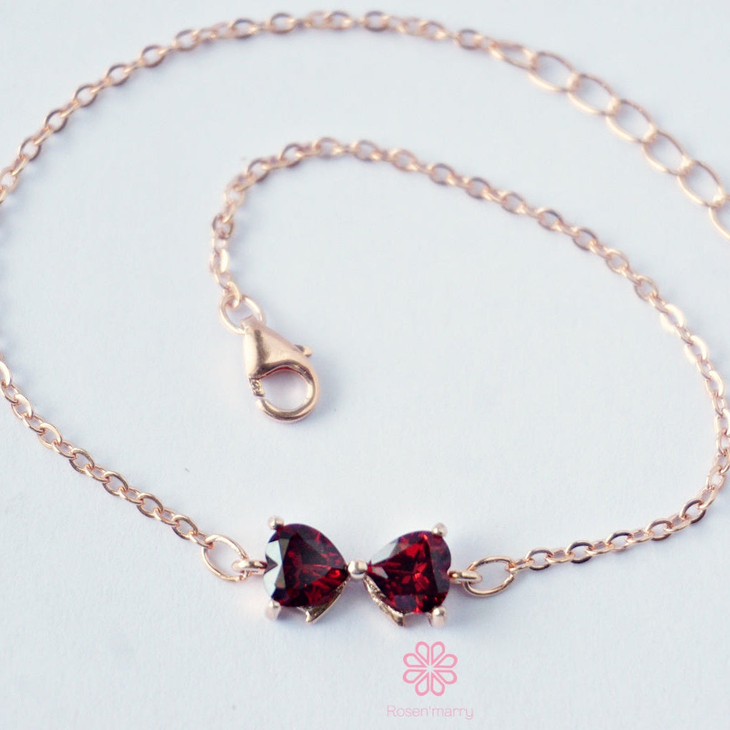 Natural Garnet Bracelet