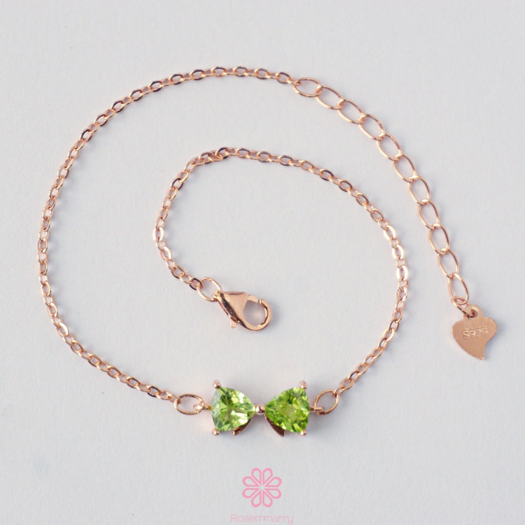 Natural Peridot Bracelet