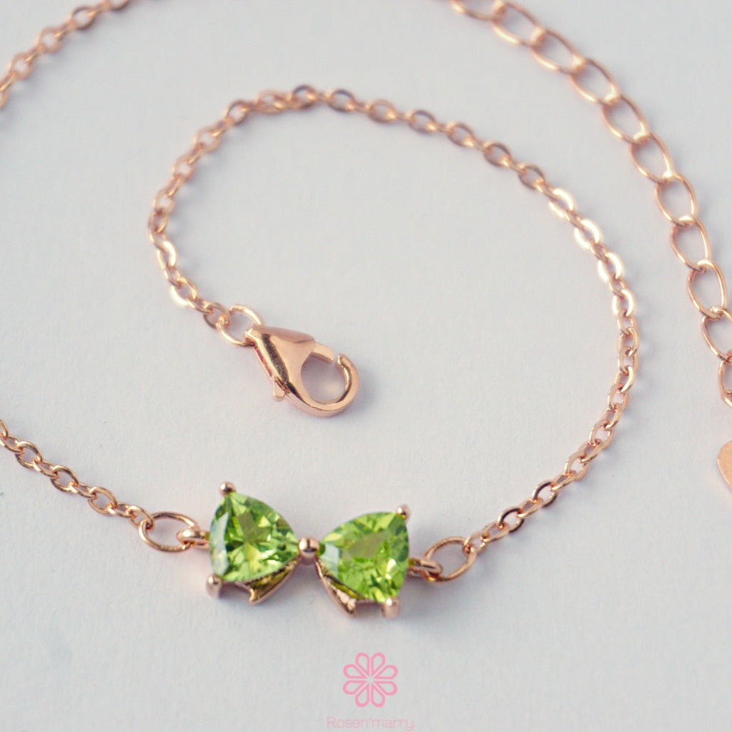 Natural Peridot Bracelet