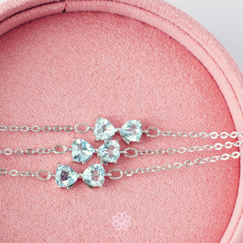 Natural Blue Topaz Bracelet