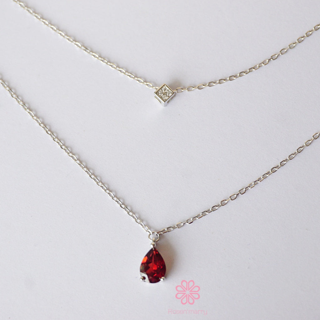 Natural Garnet Necklace