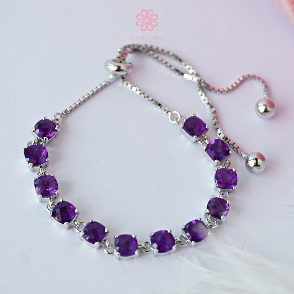 Natural Amethyst Bracelet