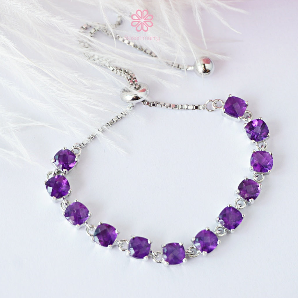 Natural Amethyst Bracelet