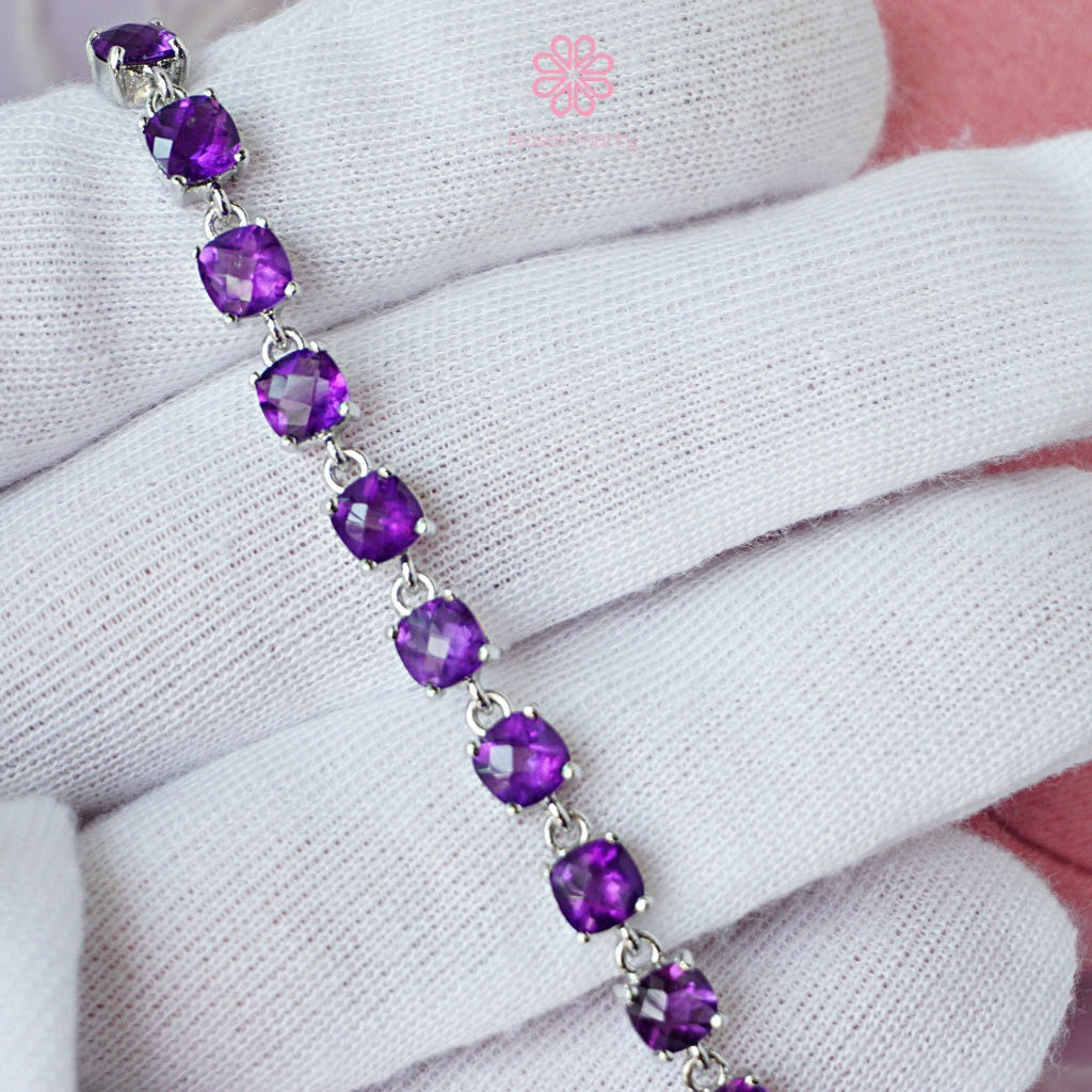 Natural Amethyst Bracelet