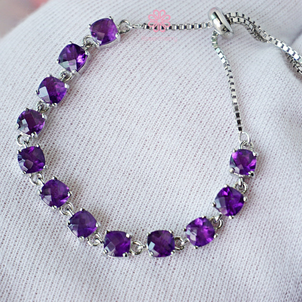 Natural Amethyst Bracelet
